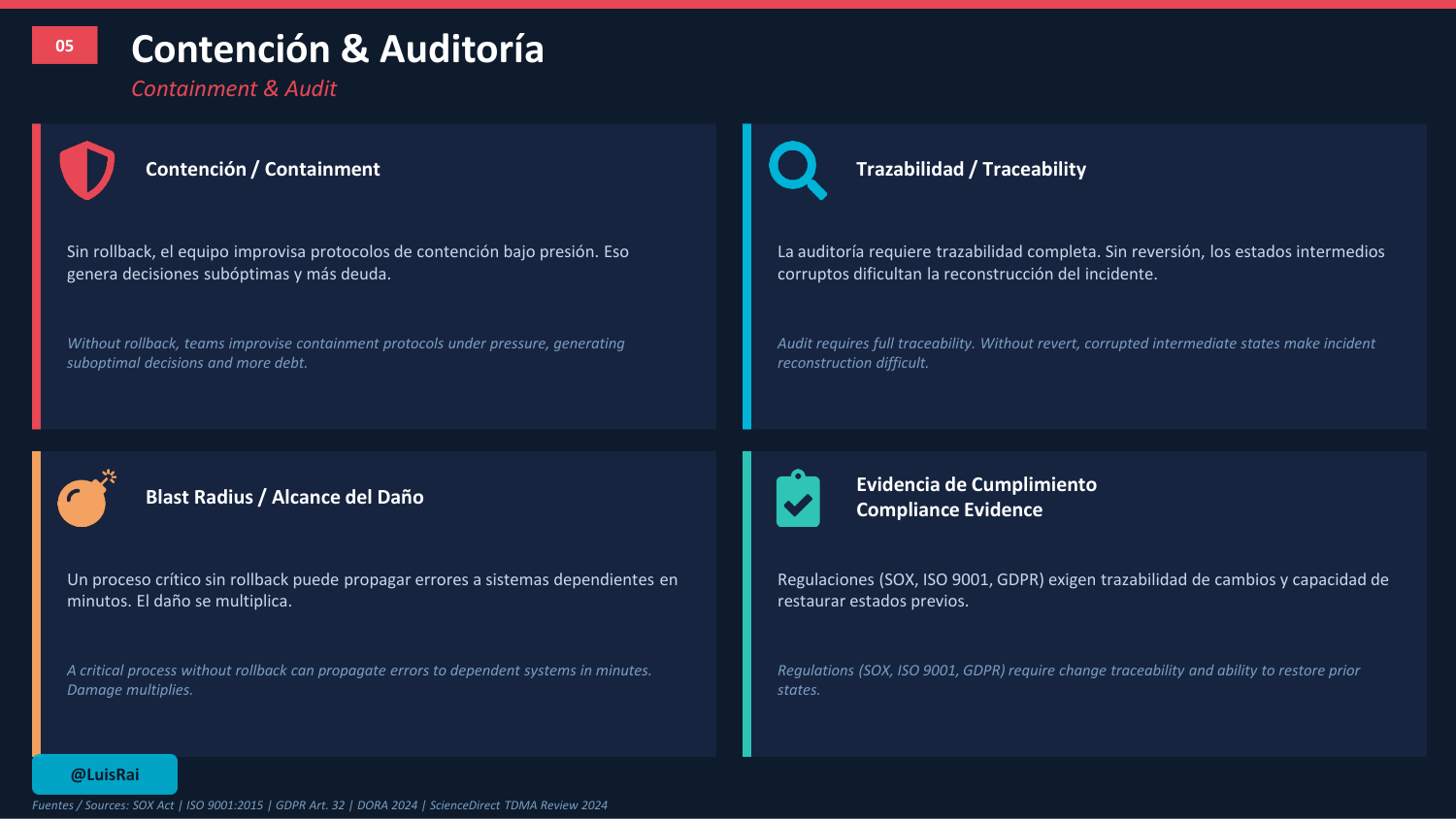 Automatizacion sin rollback, lamina 5