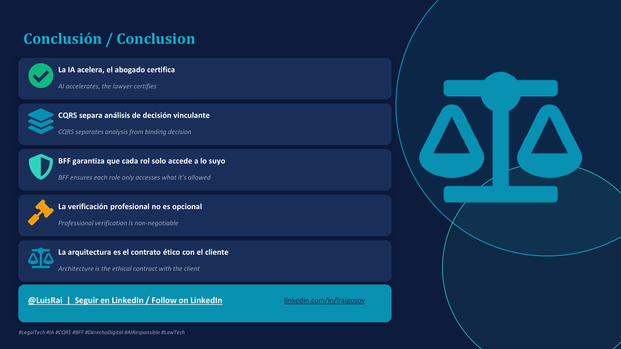 LegalTech e IA responsable, lamina 10
